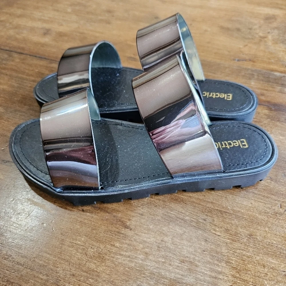 Electric Karma Slides, Women's Size 7